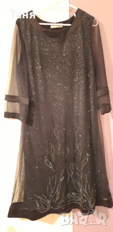 Продавам черна празнична рокля, снимка 2 - Рокли - 43112633