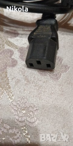 Захранващ кабел за захранване/компютър прав 1,5m 220V 10A, снимка 3 - Кабели и адаптери - 39366324