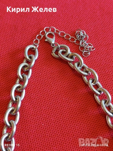 Красиво колие неръждаема медицинска стомана стил и елегантност 51856, снимка 5 - Колиета, медальони, синджири - 53533231