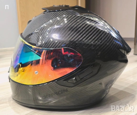 Каска Scorpion Exo 1400 Carbon air L размер, снимка 4 - Аксесоари и консумативи - 53292751