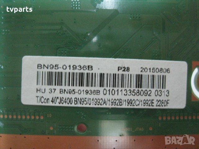 T-con BN41-02297 100% работещ от Samsung 40UJ6400, снимка 3 - Части и Платки - 27572015