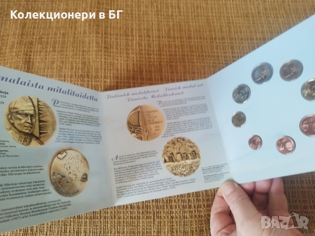 СЕТ ЕВРОМОНЕТИ 2000 ГОДИНА - ФИНЛАНДИЯ, снимка 6 - Нумизматика и бонистика - 53522405