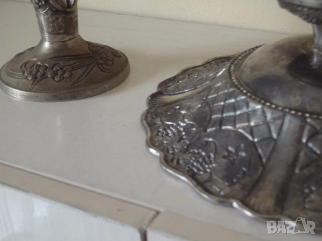 Метална ваза + купа от Германия, снимка 14 - Антикварни и старинни предмети - 53155282