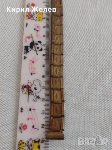 Стара метална верижка за дамски часовник 42603, снимка 4 - Каишки за часовници - 43894580