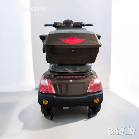 Електрическа Триколка blueElectric BM1-LUX 2000W | 60V | 24Ah | BROWN, снимка 4 - Мотоциклети и мототехника - 49745665