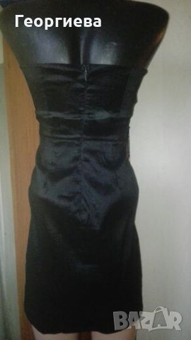 Черна официална рокля ПРОМОЦИЯ 🍀👗 S,S/M👗🍀 арт.226, снимка 2 - Рокли - 27319989