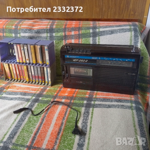 ВЕФ радио касетофон , снимка 2 - Радиокасетофони, транзистори - 51668879