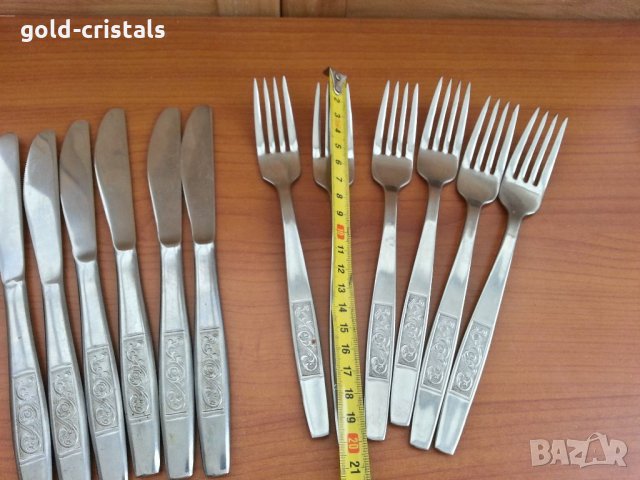 Руски прибори за хранене вилици и ножове, снимка 3 - Антикварни и старинни предмети - 33616937