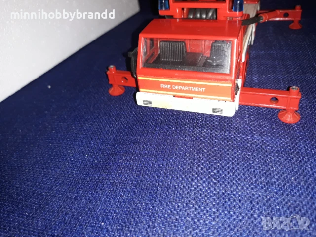 Пожарна  Fire  Engine Camion Pompier Пожарна Стълба Пожарен Кран Joal Compact Made In Spain 1.50 , снимка 5 - Колекции - 51008373