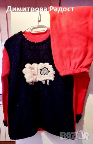 Дамски пухени пижами. Състояние ново. Подходящи за подарък!, снимка 2 - Бельо - 30135549