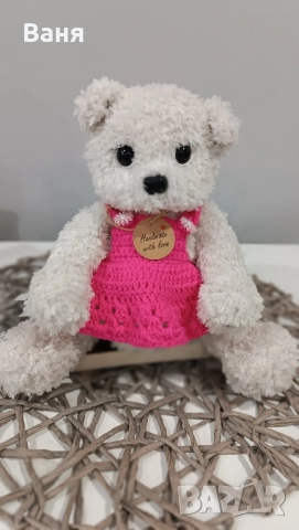 Плетено мече, снимка 9 - Плюшени играчки - 52260213