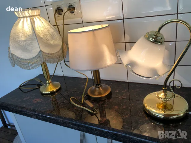 Vintage нощна лампа, снимка 10 - Настолни лампи - 48561139