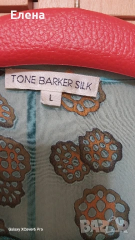 туника TONE BARKER silk Размер L. 40% коприна. , снимка 9 - Туники - 50916994