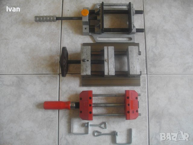 Машинно менгеме немско BESSEY със 2 стяги Менгеме самоделно от дуралуминий, снимка 3 - Менгемета - 37354117