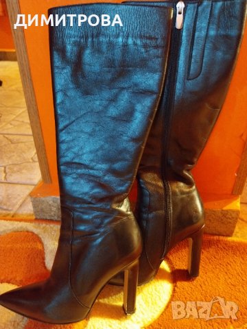  Gianni Български дамски ботуши от естествена кожа , снимка 2 - Дамски ботуши - 43801322