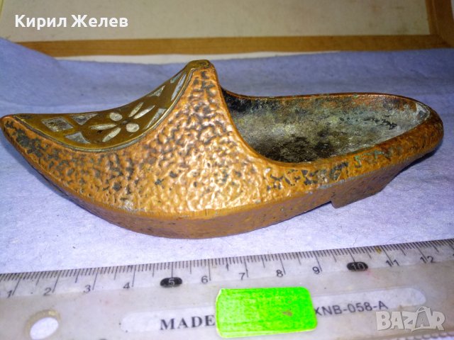 СТАРО ДЕКОРАТИВНО КОЛЕКЦИОНЕРСКО ПОМЕДНЕНО МЕТАЛНО ОРИЕНТАЛСКО ЧЕХЪЛЧЕ / ПЕПЕЛНИК 42681, снимка 3 - Колекции - 43926926