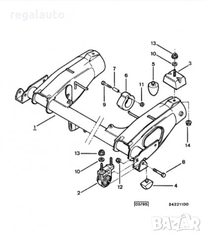 95632592,Тампон заден мост ляв CITROEN BX, C15 1.0-1.9D 10.82-12.05, снимка 5 - Части - 32218820