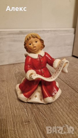 Голям порцеланов Коледен ангел– Goebel, снимка 5 - Колекции - 43454102