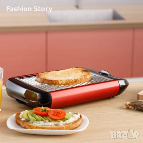 Хоризонтален тостер Solac Stillo Red 3, снимка 2 - Аксесоари за кухня - 51865096