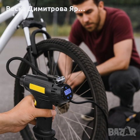 Безжичен дигитален компресор за автомобил, снимка 9 - Друга електроника - 51224974