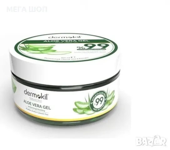 Dermokil Natural Skin Aloe Vera Gel, гел за тяло с алое вера, снимка 2 - Козметика за тяло - 49992686