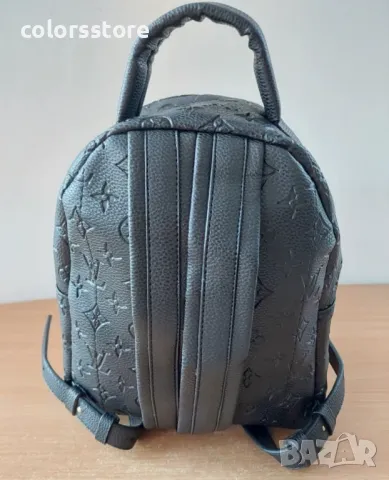 Черна раница  Louis Vuitton кодBSG70E, снимка 5 - Раници - 45006914