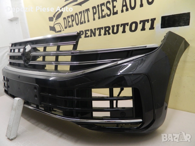 Предна броня VW Touareg 3 facelift, 2023, 2024, оригинален код 76080721G, снимка 2 - Части - 52048258
