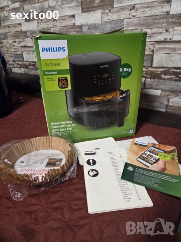 Фритюрник PHILIPS Airfryer HD9252/90 +Бонус, снимка 6 - Фритюрници - 52186233