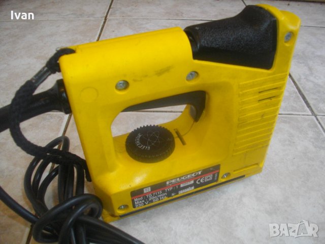 Пежо-Професионален-Електрически Такер-Дърводелски-Отличен-14-16 мм-PEUGEOT ELECTRONIC, снимка 9 - Други инструменти - 33566614