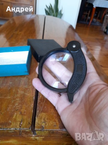 Стара лупа ОЗ Оптикоелектрон, снимка 4 - Антикварни и старинни предмети - 38014692