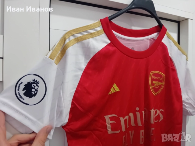 Чисто нова оригинална фланелка на Арсенал - Сака, снимка 4 - Футбол - 51642041