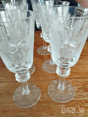 Кристални чаши за ракия, снимка 14 - Чаши - 50370355