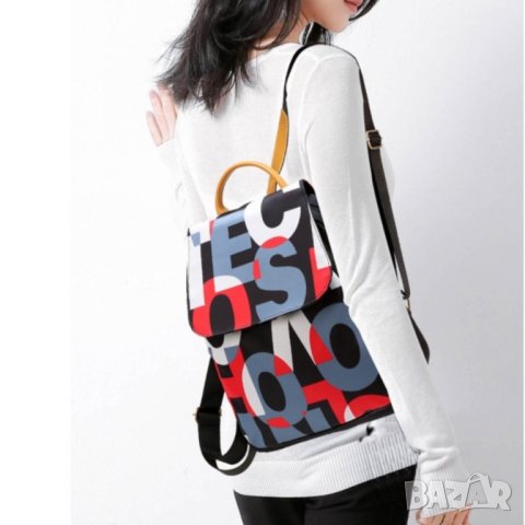 Дамска раница Alega Red, снимка 4 - Чанти - 43988767