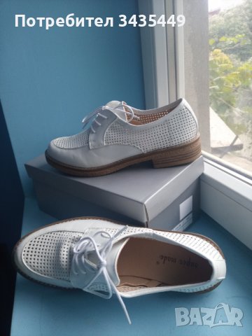 Нови бели обувки 39ном./15лв, снимка 3 - Дамски ежедневни обувки - 37894644