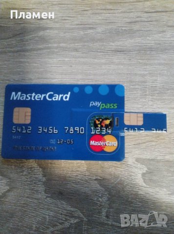 Супер тънка флаш памет USB 2.0 флашка с форма на банкова карта 32 GB, водоустойчива, снимка 2 - USB Flash памети - 39140234