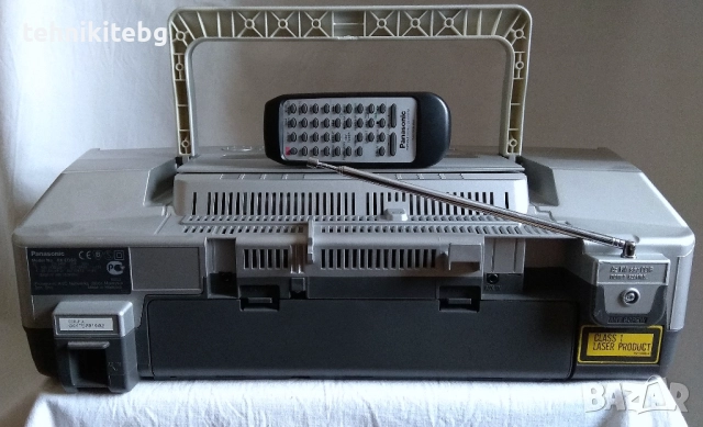 ⭐⭐⭐ Panasonic RX-ED50 ⭐⭐⭐  Система (буумбокс) със CD плеър, тунер, 2 касети, AUX, дистанц, снимка 9 - Аудиосистеми - 22675927