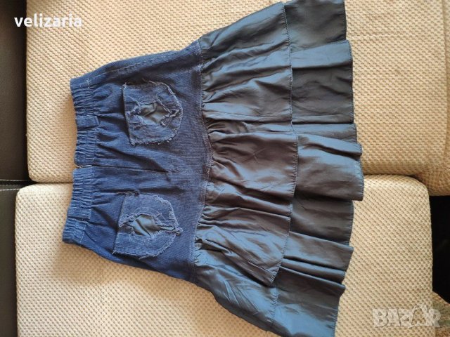 Син джинсов костюм за момиче 9-10-11г, снимка 5 - Детски комплекти - 28547914