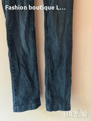 Дамски тъмно сиви дънки 36 размер и състав 99% памук 1% еластант с джобове отпред и отзад 👖👖👖, снимка 3 - Дънки - 52376401