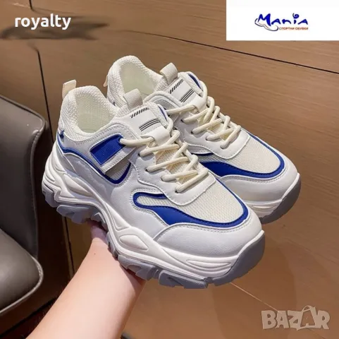 Дамски маратонки на повдигнато ходило, снимка 1 - Маратонки - 49945347