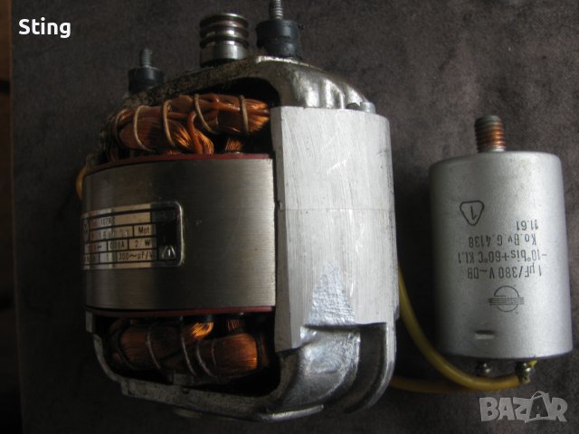 Магнетофон Мотор , Немски Асинхронен с Кондензатор , Отличен, снимка 2 - Други - 43502383