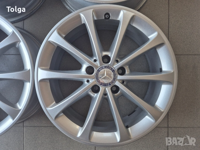Алуминиеви джанти за Mercedes 17 5x112, снимка 3 - Гуми и джанти - 51583414