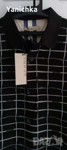 Мъжка блуза с къс ръкав Burberry , снимка 2 - Блузи - 43909652