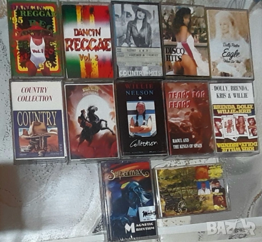 Аудио касети с Кънтри , Реге и Диско музика 