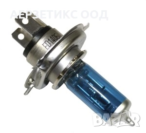 KKK666 КРУШКИ СИНИ 2БР В КУТИЯ XENON H4 24V 100W