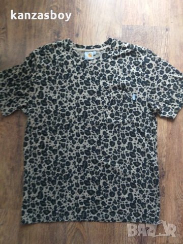 carhartt s/s leopard - страхотна мъжка тениска КАТО НОВА, снимка 8 - Тениски - 32751772