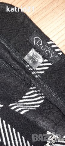  черно бяла пола с висока талия lucy  , снимка 5 - Поли - 27857736