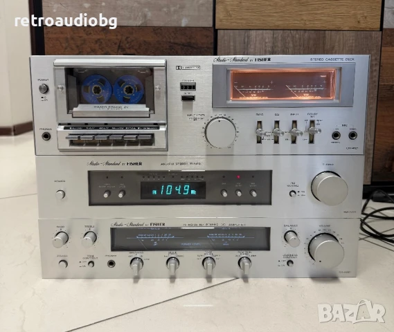 🔊Ретро аудио сет Fisher - дек, усилвател и тунер - Made in Japan🔊