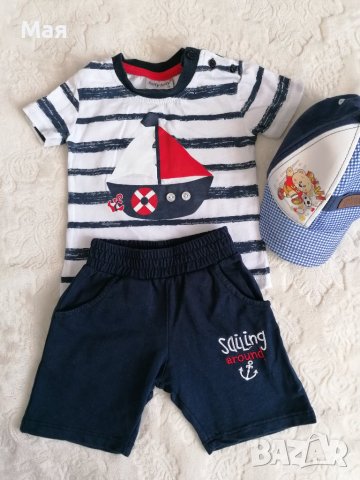 Комплект 74 см+ подарък шапка, снимка 2 - Комплекти за бебе - 36858366