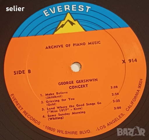 George Gershwin – Plays Rhapsody In Blue And Other Favorites Издание 🇺🇸 USA 1975г Състояние на вин, снимка 4 - Грамофонни плочи - 51965515