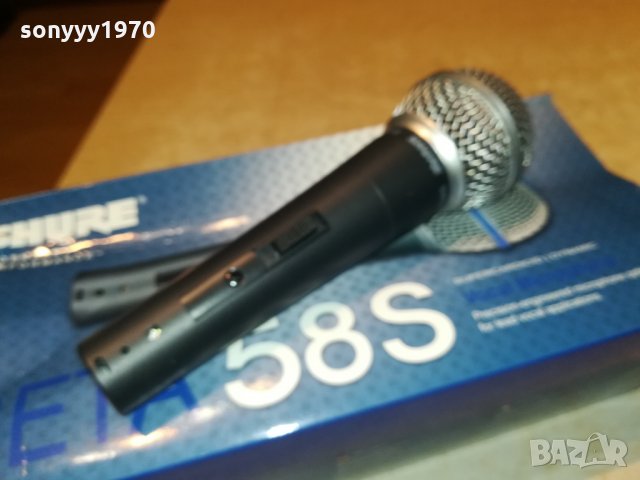 SHURE SM58 MICROPHONE FROM GERMANY 1001221724, снимка 4 - Микрофони - 35392754